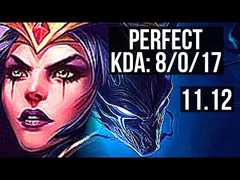 LEBLANC vs NOCTURNE (MID) | 8/0/17, Legendary, 300+ games | BR Master | v11.12