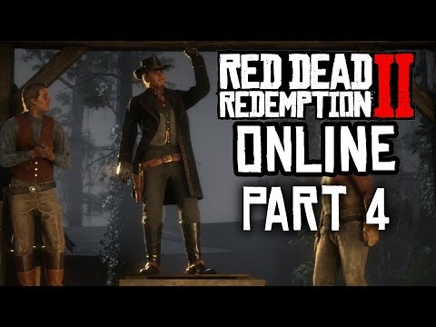 RED DEAD ONLINE Gameplay Walkthrough Part  4 - MY FIRST ONLINE HORSE RACE