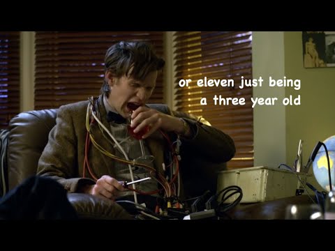 the eleventh doctor being clumsy for nearly five minutes