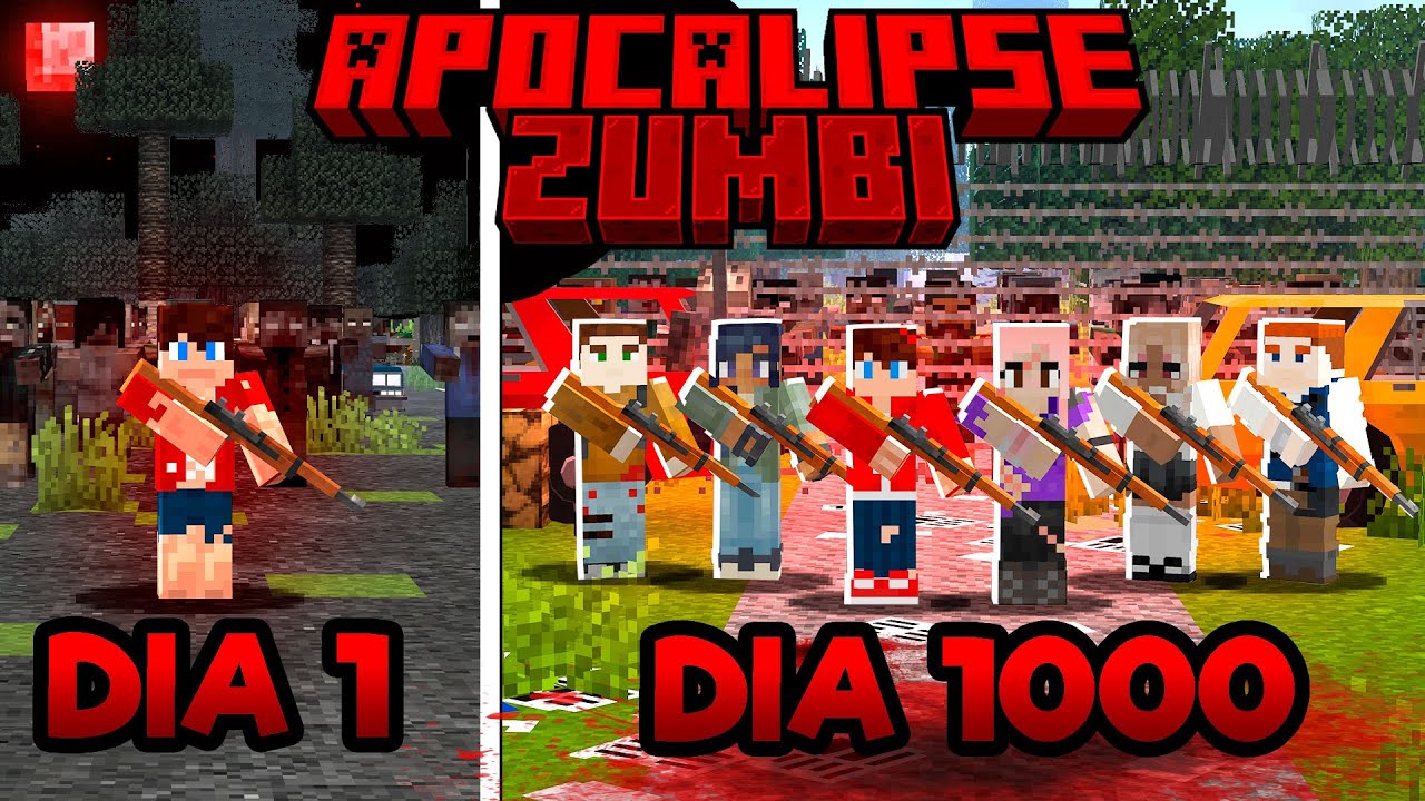 Sobrevivi 1000 dias no APOCALIPSE ZUMBI - O FILME