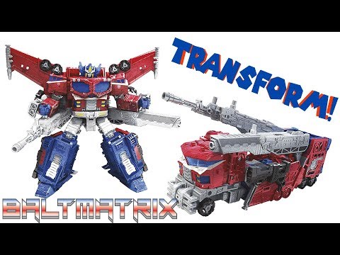 TRANSFORM! - Siege Leader Class Galaxy Upgrade OPTIMUS PRIME
