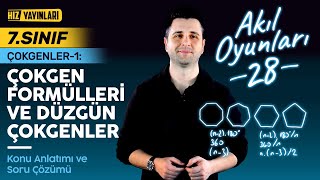 Çokgen Formülleri ve Düzgün Çokgenler (Konu Anlatımı, Soru Çözümü) Lightboard ile 7. Sınıf Matematik