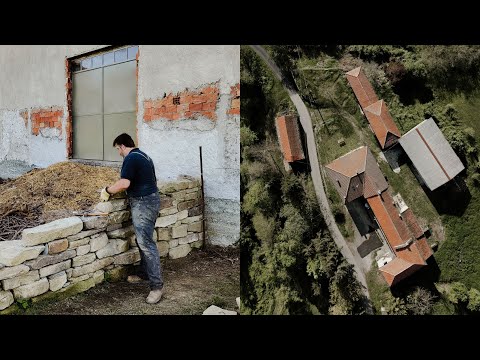 #35 Fixing the vault, dry stone walling & clearing out the cantina - Renovating in Italy