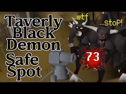 OSRS - Black Demon Taverley Slayer Guide - Safe Spot
