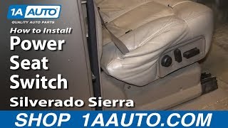 How to Replace Seat Switch 01-07 Chevy Silverado