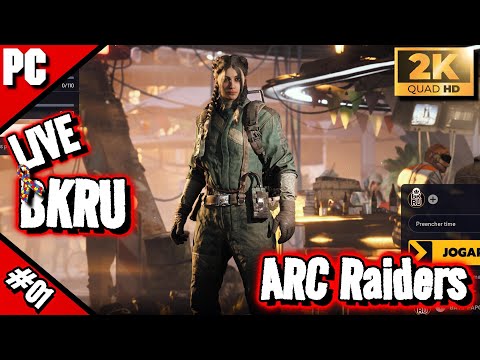 ARC RAIDERS: EXTRAÇÃO DE RISCO! 🚨 COMBATE INTENSO E DROPS! 🔥 BKRU AO VIVO!