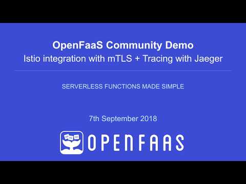 OpenFaas Istio integration