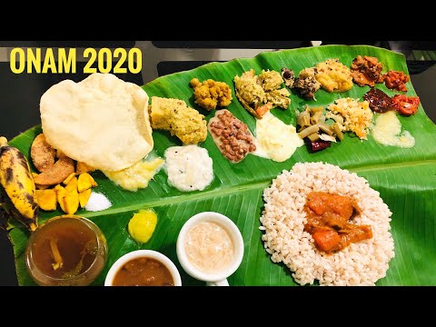 Our Onam 2020 🌸 | Kerala Vegetarian Feast On Banana Leaf | Onam Sadhya Recipes {ENG} Vlog 4