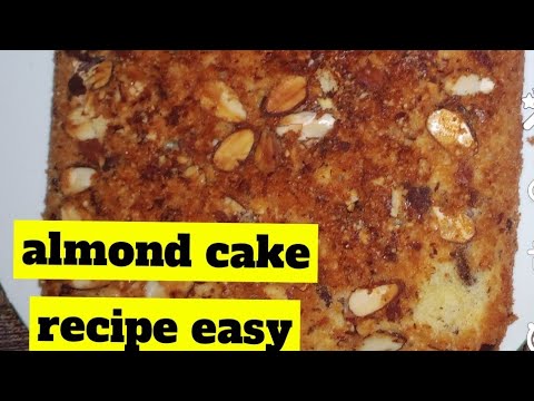almond cake recipe easy almond cake bakery style Eid Special Cake Recipe