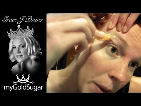 Sugaring Your Brows Part 1