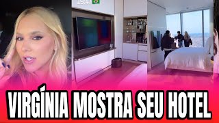 VIRGÍNIA MOSTRA SEU NOVO HOTEL EM NOVA YORK 