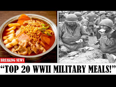 TOP 20 Brutal Foods SOLDIERS Eat During WWII