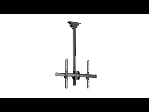 StarTech 1.8 to 3-Feet Short Pole Ceiling TV Mount for 32 to 75-Inch Displays