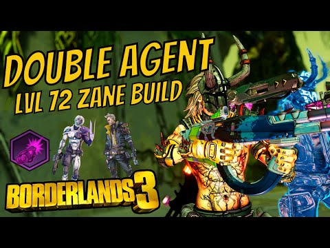 The *BEST* LVL 72 Double Agent Zane Build Borderlands 3