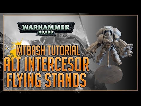 Primaris Inceptors Stands - Alternative Rods Tutorial