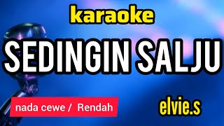 Download lagu karaoke SEDINGIN SALJU full lirik nada CEWE mp3