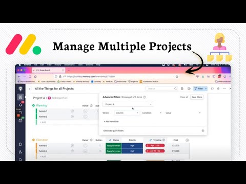 How to Manage Multiple Projects in Monday.com