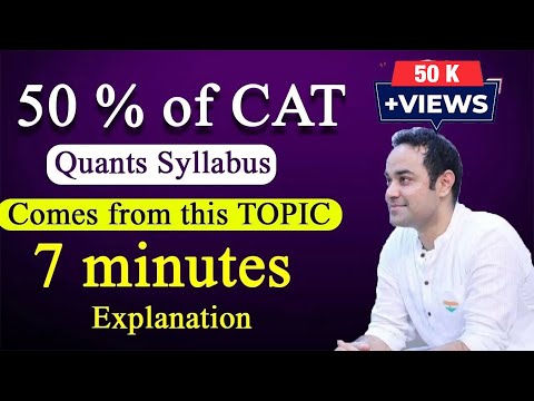 CAT 2022 Quants Topic Wise weightage | CAT Syllabus and Planing | CAT Quants Strategy