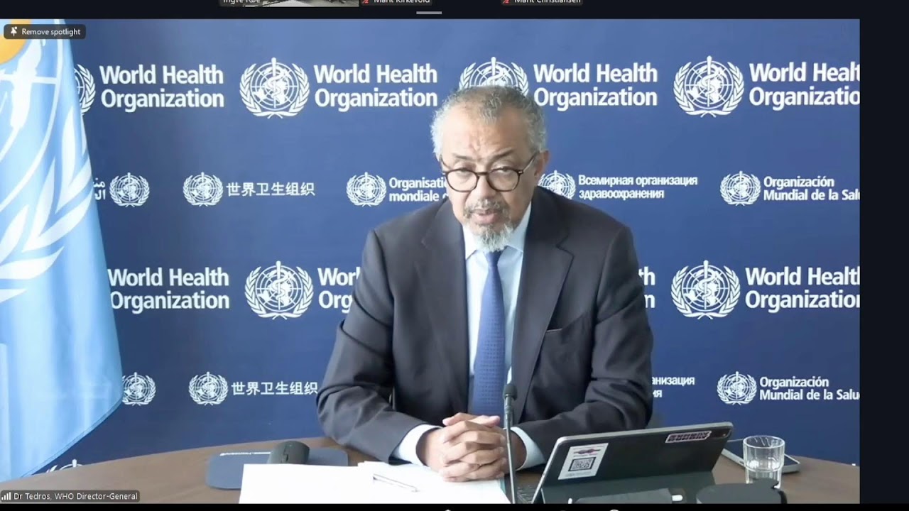 Dr Tedros' remarks on Global Health in a Time of Uncertainty and Global Instability