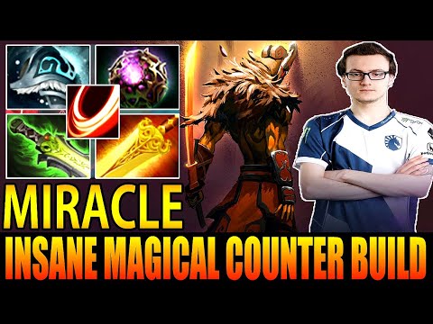 MIRACLE JUGGERNAUT COUNTER ENEMIES LIKE A GOD INSANE DPS BUILD 7.24 DOTA 2 GAMEPLAY