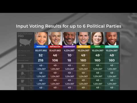 Election Map PRO. After Effects Project on Videohive.net