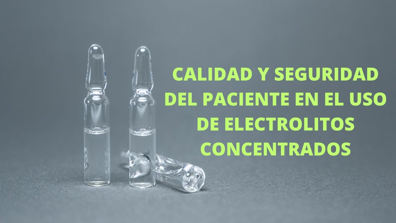 MEDICAMENTOS DE ALTO RIESGO / ELECTROLITOS CONCENTRADOS