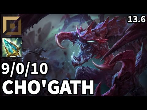 Cho'Gath Top vs Gragas - KR Grandmaster | Patch 13.6