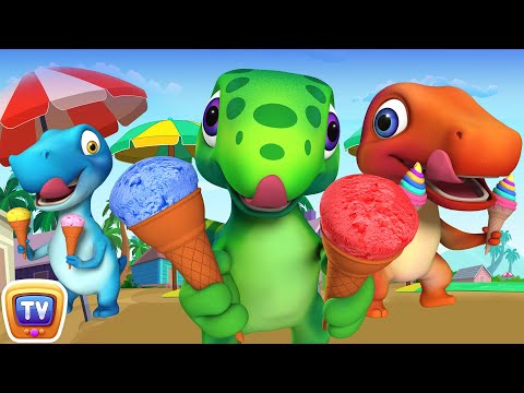 The Ice Cream Colors Song with Jumblikans Dinosaurs + more ChuChu TV Nursery Rhymes for Kids