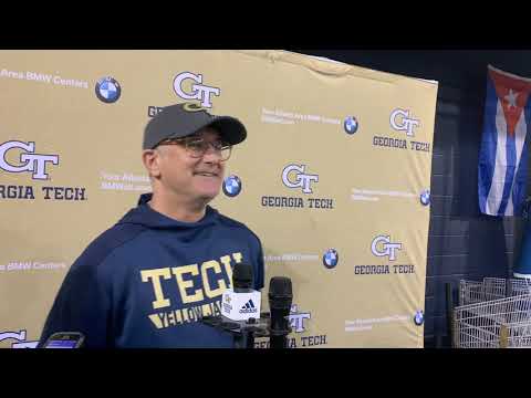 Georgia Tech offensive coordinator Dave Patenaude 3/5/20