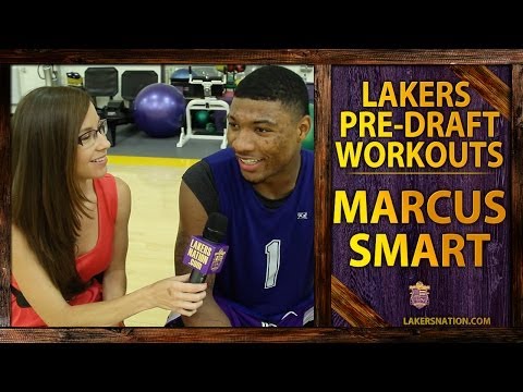 Lakers Nation Interviews Marcus Smart After Lakers Pre-Draft Workouts