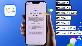 NEW MASK ID feature On iPhone X, 11, XS And XR - How to enable? | iOS 15.4 Face id With Mask!