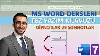 Word’de Dipnot ve Sonnot Ekleme | Tez Yazımında Dipnot Formatı Nasıl Yapılır? #B