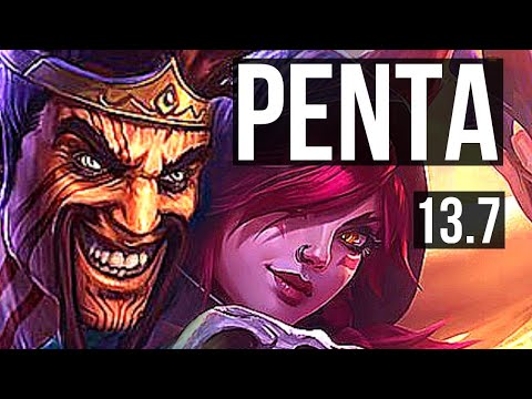 DRAVEN & Thresh vs XAYAH & Rakan (ADC) | Penta, 16/0/3, Legendary, 65% winrate | KR Master | 13.7