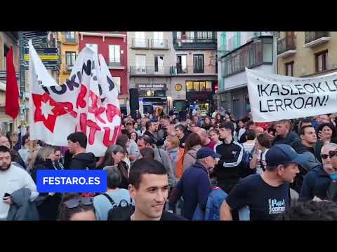 [VIDEO] Manifestación huelga general 17 de marzo Pamplona