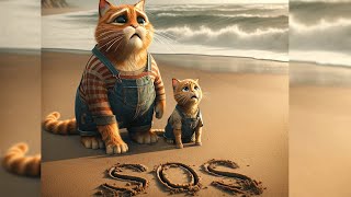 Cat is in distress and needs to be rescued 🙏 #cat