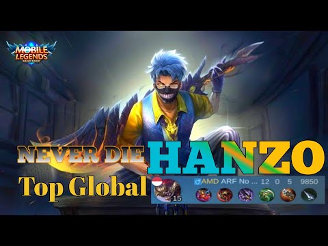 TOP global Hanzo. Super GG Bisa dijadikan Tutorial  gameplay By ARF No Counter.