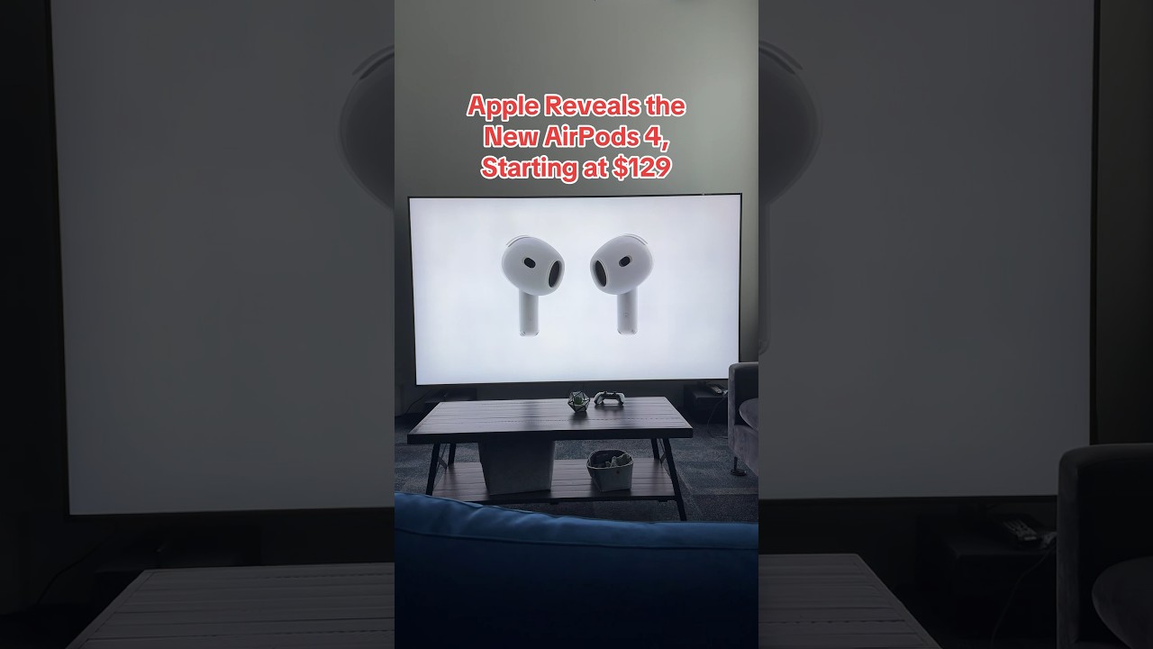 Apple Reveals AirPods 4 at September Glowtime Event