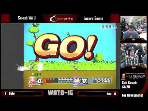 WATO-IG: Smash Wii U Losers Semis - Dolo [Diddy] vs Noa [Ness]
