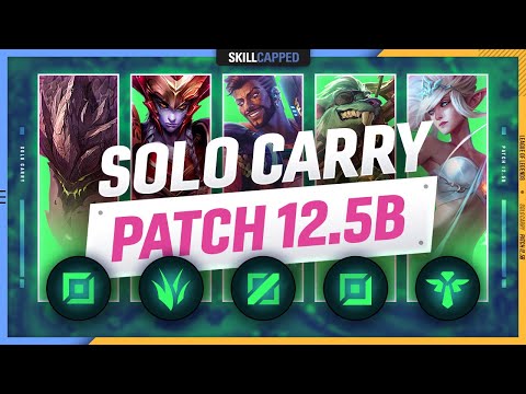 3 BEST SOLO CARRY Champions for EVERY ROLE in PATCH 12.5b - League of Legends