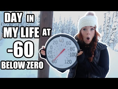 DAY IN MY LIFE AT -60 BELOW ZERO | LIFE IN ALASKA | Somers In Alaska