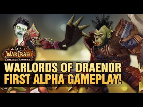 Warlords of Draenor (Alpha): First Quest Zone Gameplay - Arms Warrior PoV