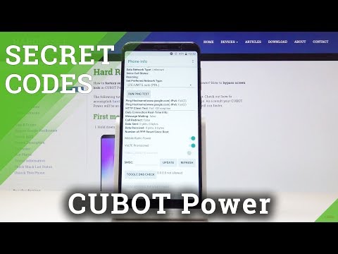 Secret Codes for CUBOT Power - Enable Hidden Module