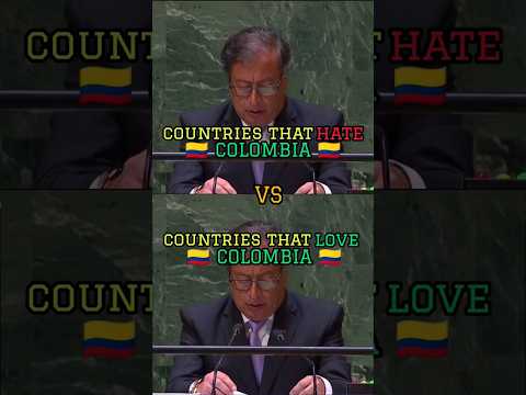countries that hate Colombia vs countries that love Colombia#shorts#viralshorts