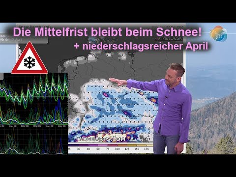 Medium-term update: April starts with snow! A rainy April. No more high pressure?