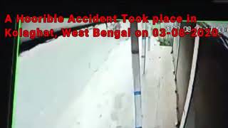 Bike Accident at Kolaghat, West Bengal, Drunk & Drive, Sudden Incident caught on Camera.