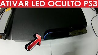 COMO ATIVAR O LED OCULTO DO PS3 !