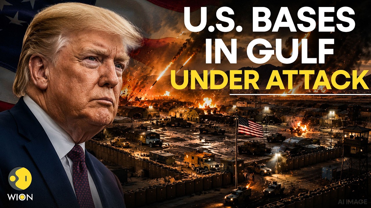 Iran launches missile and drone strikes on US-linked military infrastructure in Kuwait and Bahrain