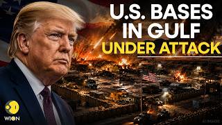 Iran launches missile and drone strikes on US-linked military infrastructure in Kuwait and Bahrain