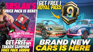 Free Royal Pass | Get Free Takken Campion Voice Pack | Volkswagen X Pubg Mobile