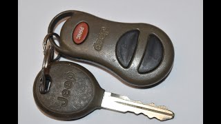 99-04 Jeep Grand Cherokee Key Fob Battery Replacement